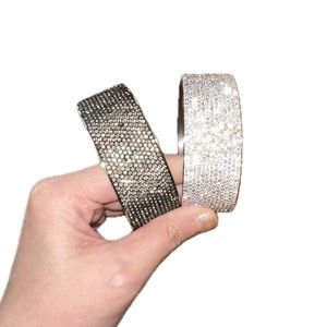 Swarovski stainless steel bangles